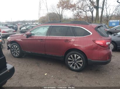 Lot #3035073217 2017 SUBARU OUTBACK 2.5I LIMITED