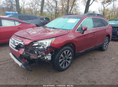 Lot #3035073217 2017 SUBARU OUTBACK 2.5I LIMITED