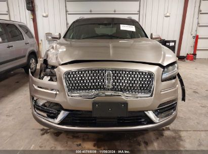 Lot #3046368395 2019 LINCOLN NAUTILUS RESERVE