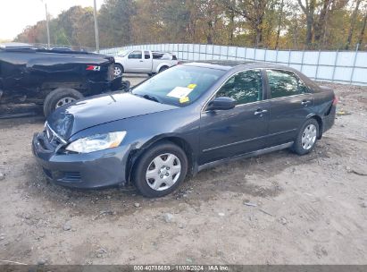 Lot #3031680829 2007 HONDA ACCORD 2.4 LX