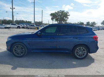 Lot #2992821630 2020 BMW X3 SDRIVE30I