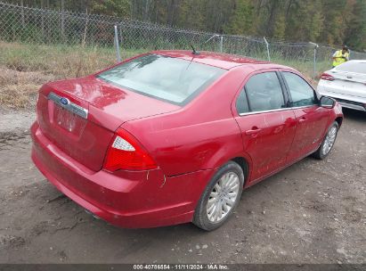 Lot #3032780858 2011 FORD FUSION HYBRID