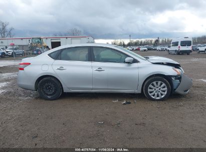 Lot #3049471560 2015 NISSAN SENTRA FE+ S/S/SL/SR/SV