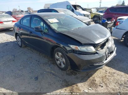 Lot #3035073151 2013 HONDA CIVIC LX