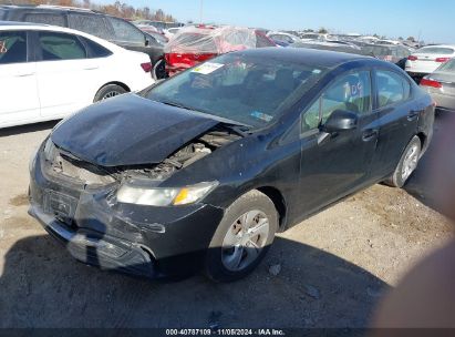 Lot #3035073151 2013 HONDA CIVIC LX