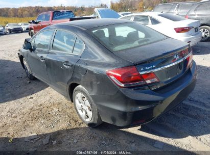 Lot #3035073151 2013 HONDA CIVIC LX