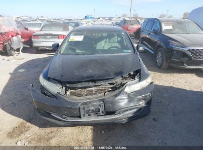 Lot #3035073151 2013 HONDA CIVIC LX