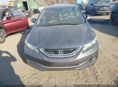 Lot #2995294884 2013 HONDA CIVIC HYBRID