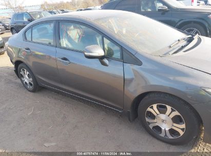 Lot #2995294884 2013 HONDA CIVIC HYBRID