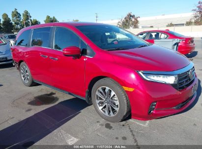 Lot #3035095614 2022 HONDA ODYSSEY EX-L