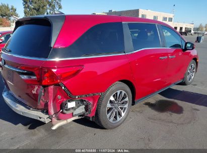 Lot #3035095614 2022 HONDA ODYSSEY EX-L