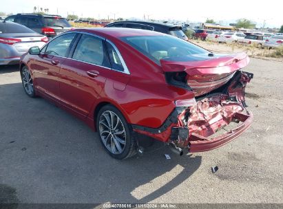 Lot #3035089529 2019 LINCOLN MKZ RESERVE I