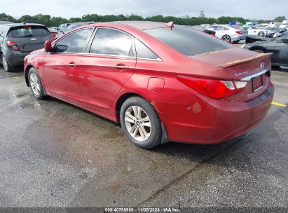 Lot #3035073078 2013 HYUNDAI SONATA GLS