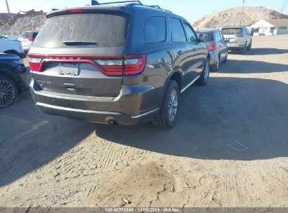 Lot #3052076343 2018 DODGE DURANGO SXT AWD