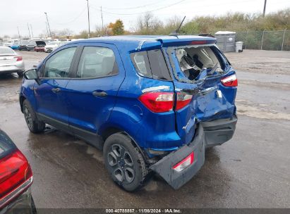 Lot #2995294855 2021 FORD ECOSPORT S