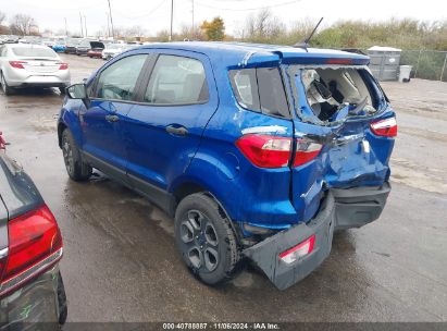 Lot #2995294855 2021 FORD ECOSPORT S