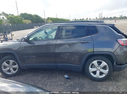 Lot #3035073056 2019 JEEP COMPASS LATITUDE FWD