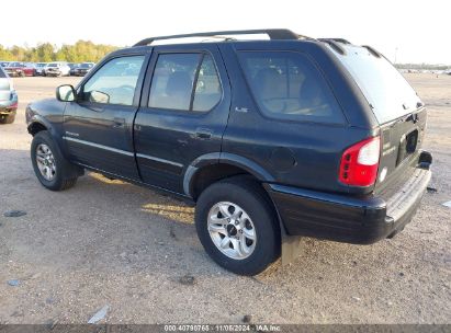 Lot #2995294819 2002 ISUZU RODEO LS 3.2L V6/LSE 3.2L V6/S 3.2L V6