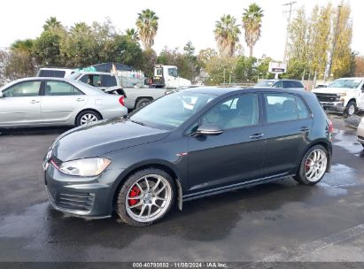 Lot #2992832160 2015 VOLKSWAGEN GOLF GTI 2.0T S 4-DOOR