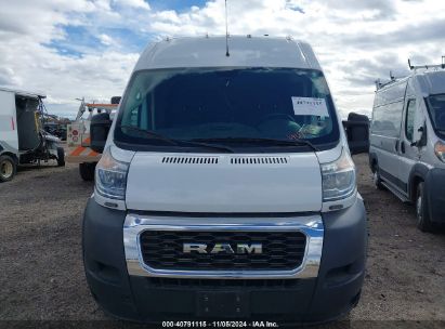 Lot #2992829021 2021 RAM PROMASTER 3500 CARGO VAN HIGH ROOF 159 WB EXT