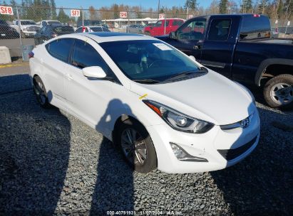 Lot #3035094873 2015 HYUNDAI ELANTRA SE