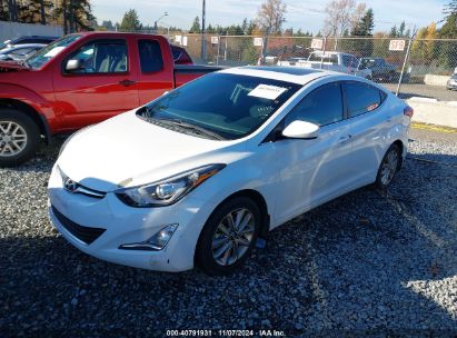 Lot #3035094873 2015 HYUNDAI ELANTRA SE