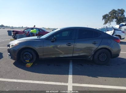 Lot #3056063387 2016 MAZDA MAZDA3 I SPORT