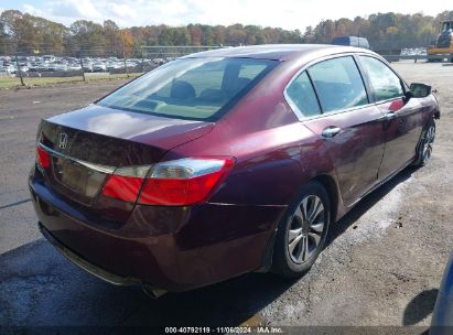 Lot #3035072967 2014 HONDA ACCORD LX