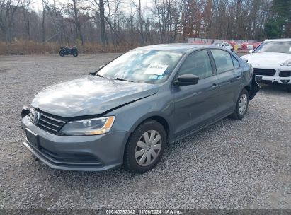 Lot #3042569731 2015 VOLKSWAGEN JETTA 2.0L S