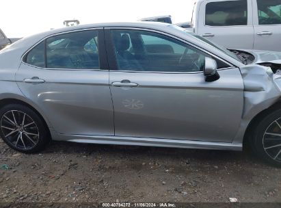 Lot #3031250478 2021 TOYOTA CAMRY SE