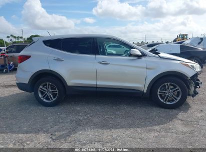 Lot #3020797337 2018 HYUNDAI SANTA FE SPORT 2.4L