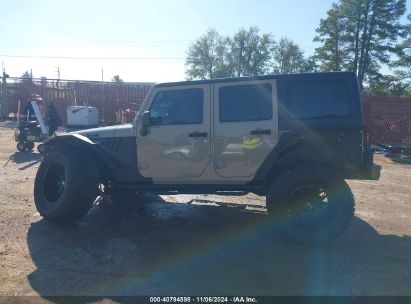 Lot #3045360994 2017 JEEP WRANGLER UNLIMITED SPORT 4X4