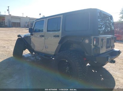 Lot #3045360994 2017 JEEP WRANGLER UNLIMITED SPORT 4X4