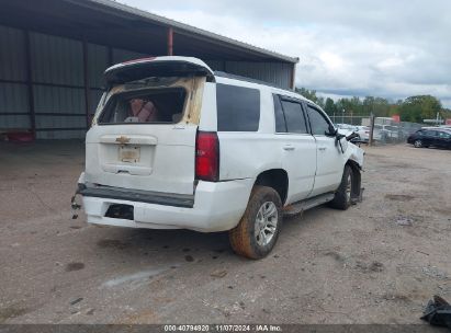 Lot #3035084134 2016 CHEVROLET TAHOE LS