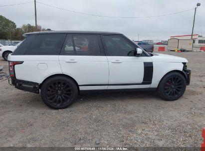 Lot #3035072850 2016 LAND ROVER RANGE ROVER 5.0L V8 SUPERCHARGED