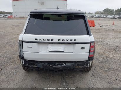 Lot #3035072850 2016 LAND ROVER RANGE ROVER 5.0L V8 SUPERCHARGED