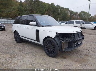 Lot #3035072850 2016 LAND ROVER RANGE ROVER 5.0L V8 SUPERCHARGED