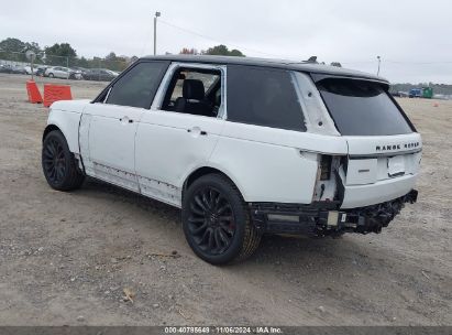 Lot #3035072850 2016 LAND ROVER RANGE ROVER 5.0L V8 SUPERCHARGED