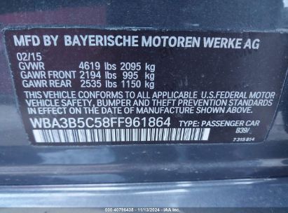 Lot #3052076032 2015 BMW 328I XDRIVE