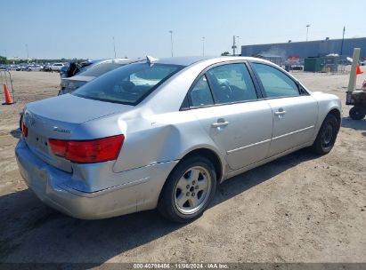 Lot #3035084108 2009 HYUNDAI SONATA GLS