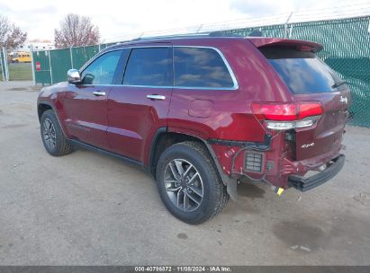 Lot #2995294702 2021 JEEP GRAND CHEROKEE LIMITED 4X4