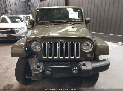 Lot #2995294701 2016 JEEP WRANGLER UNLIMITED SAHARA