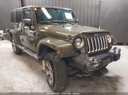 Lot #2995294701 2016 JEEP WRANGLER UNLIMITED SAHARA