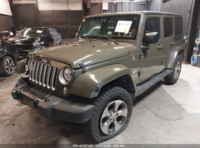 Lot #2995294701 2016 JEEP WRANGLER UNLIMITED SAHARA