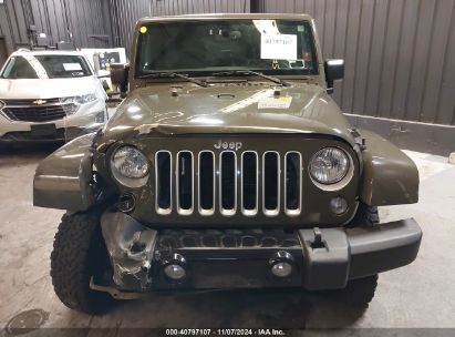 Lot #2995294701 2016 JEEP WRANGLER UNLIMITED SAHARA