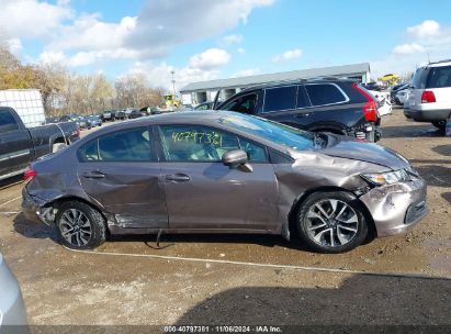 Lot #3035073433 2015 HONDA CIVIC EX