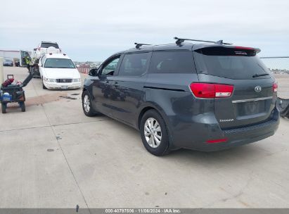 Lot #3051078966 2017 KIA SEDONA LX