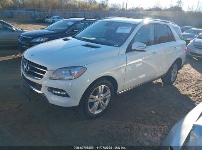 Lot #3056472854 2013 MERCEDES-BENZ ML 350 4MATIC