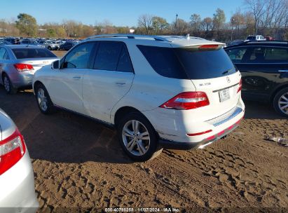 Lot #3056472854 2013 MERCEDES-BENZ ML 350 4MATIC