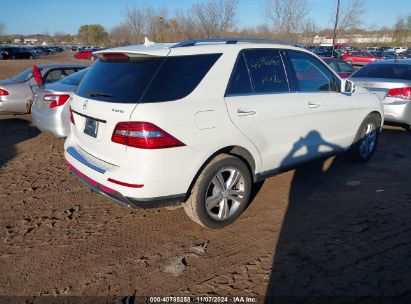 Lot #3056472854 2013 MERCEDES-BENZ ML 350 4MATIC